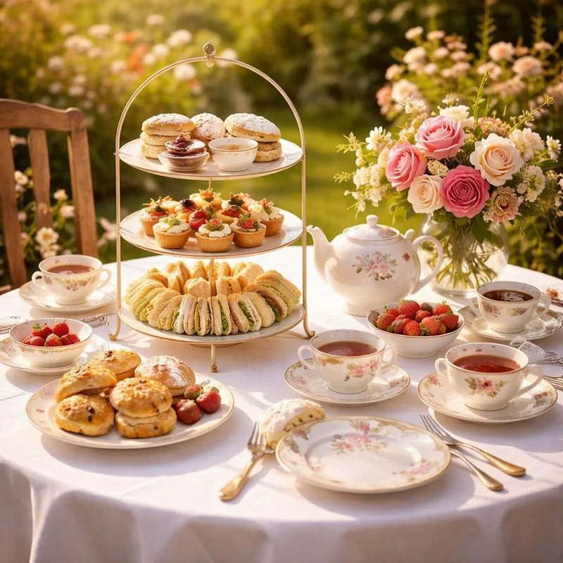 English Tea — traditional afternoon tea